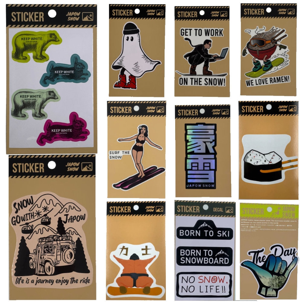 ステッカー スノーボード スキー 車 パソコンなどに|スノーボード ZONE