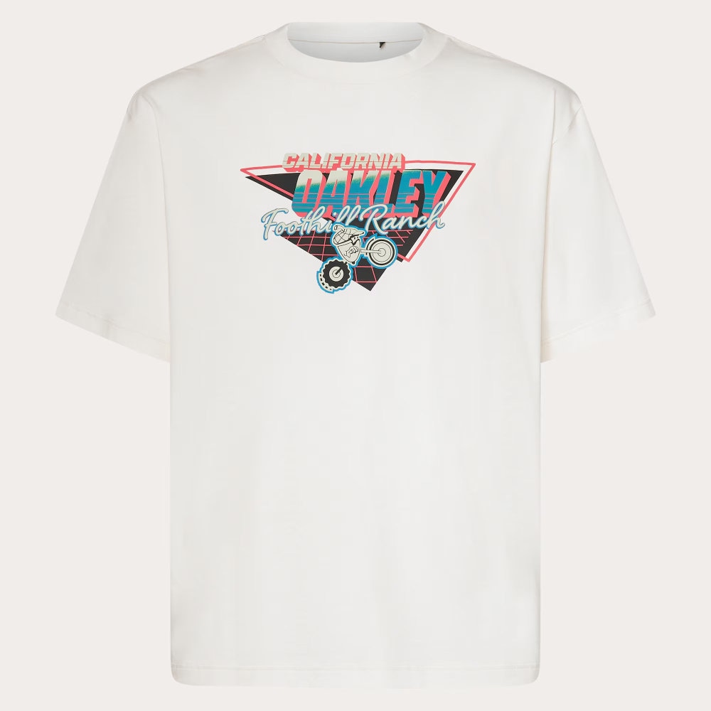 OAKLEY オークリー Tシャツ 半袖 メンズ En New Retro Tee 8Bit 2.0 ceramic white FOA407576-33W