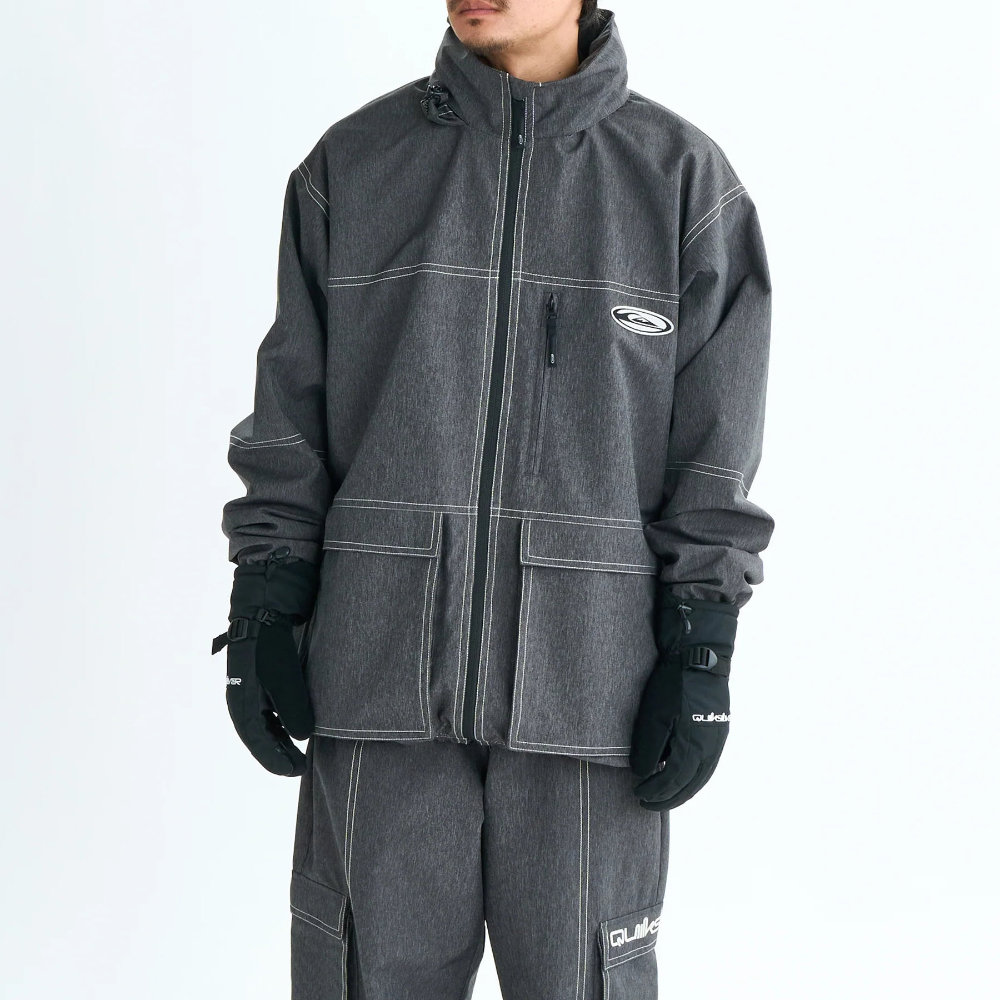 25-26 クイックシルバー スノーボードウェア スノーボードジャケット メンズ QUIK JEAN JK QJK253408-KVJ0