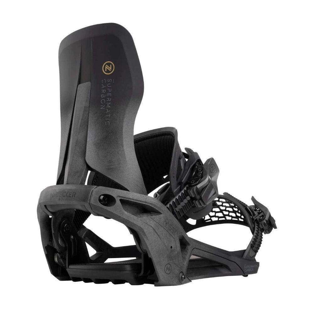 25-26 Nidecker ナイデッカー スノーボード ビンディング CARBON-SUPERMATIC カーボン スーパーマチック BLACK バインディング