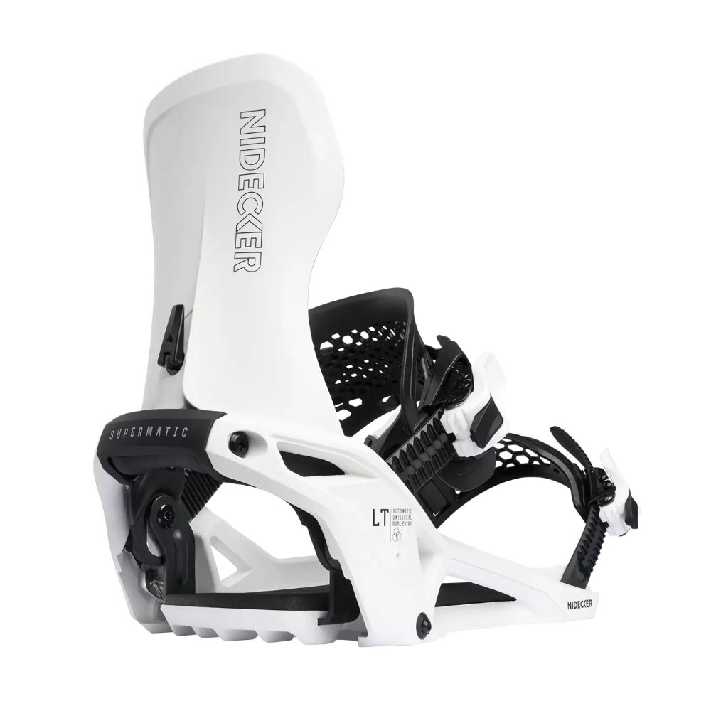 25-26 Nidecker ナイデッカー スノーボード ビンディング LT SUPERMATIC LTスーパーマチック WHITE バインディング