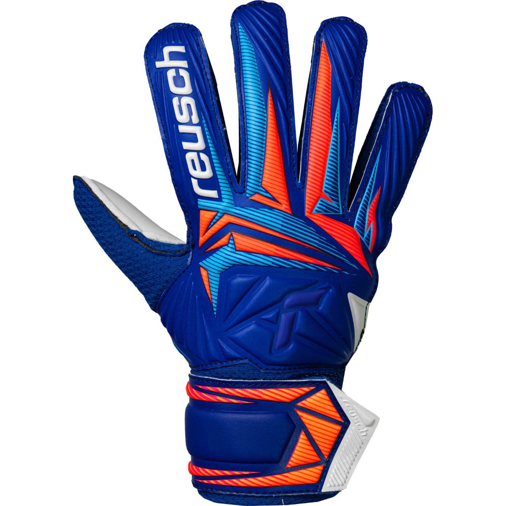 REUSCH ロイシュ キーパーグローブ アトラクト ソリッド ジュニア サッカー キーパー手袋 シャープブルー 5662515-4126