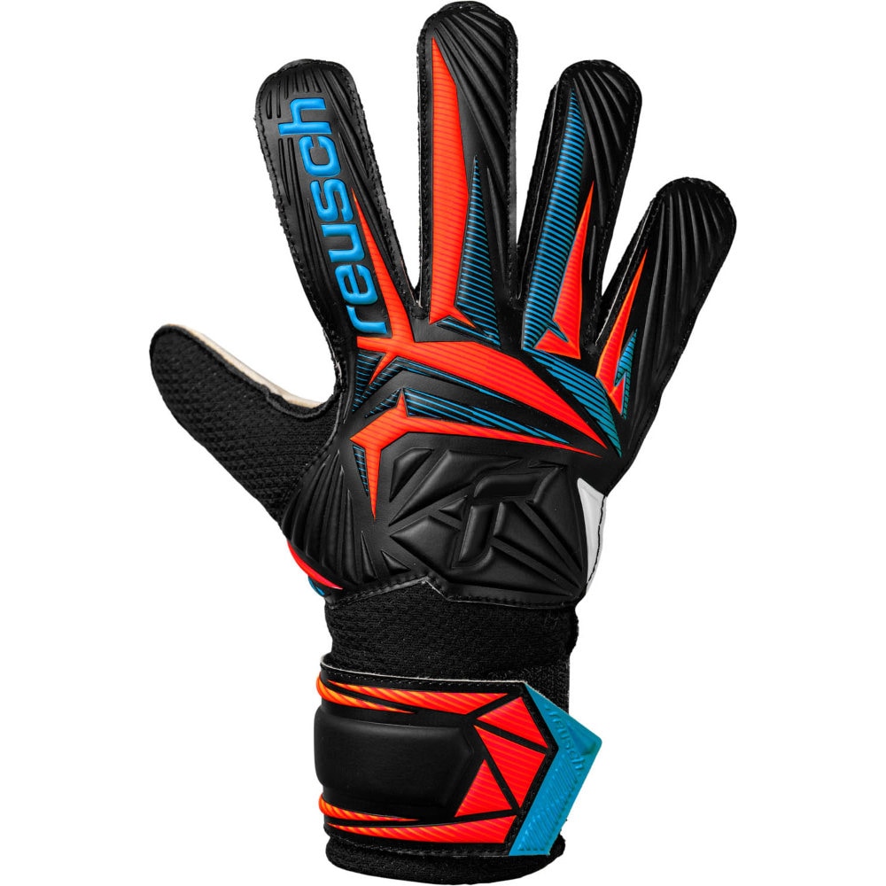 REUSCH ロイシュ キーパーグローブ アトラクト ソリッド ジュニア サッカー キーパー手袋 ブラック 5662515-7090