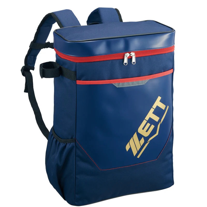 ゼット リュック 少年用 ジュニア 約20L ネイビー×レッド デイパック バックパック 野球 少年野球 バッグ ZETT BA1523-2964