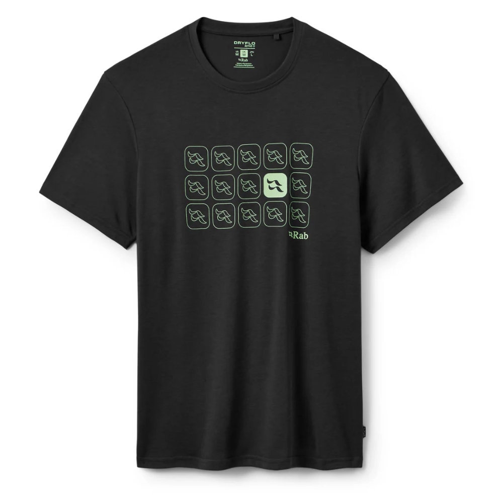 Rab ラブ クリンプリピートティー メンズ Tシャツ 半袖 Crimp Repeat Tee QCC30-BEL
