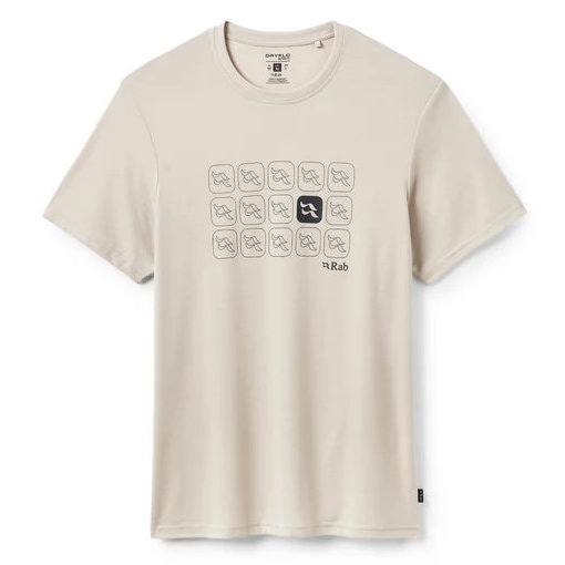 Rab ラブ クリンプリピートティー メンズ Tシャツ 半袖 Crimp Repeat Tee QCC30-PBE