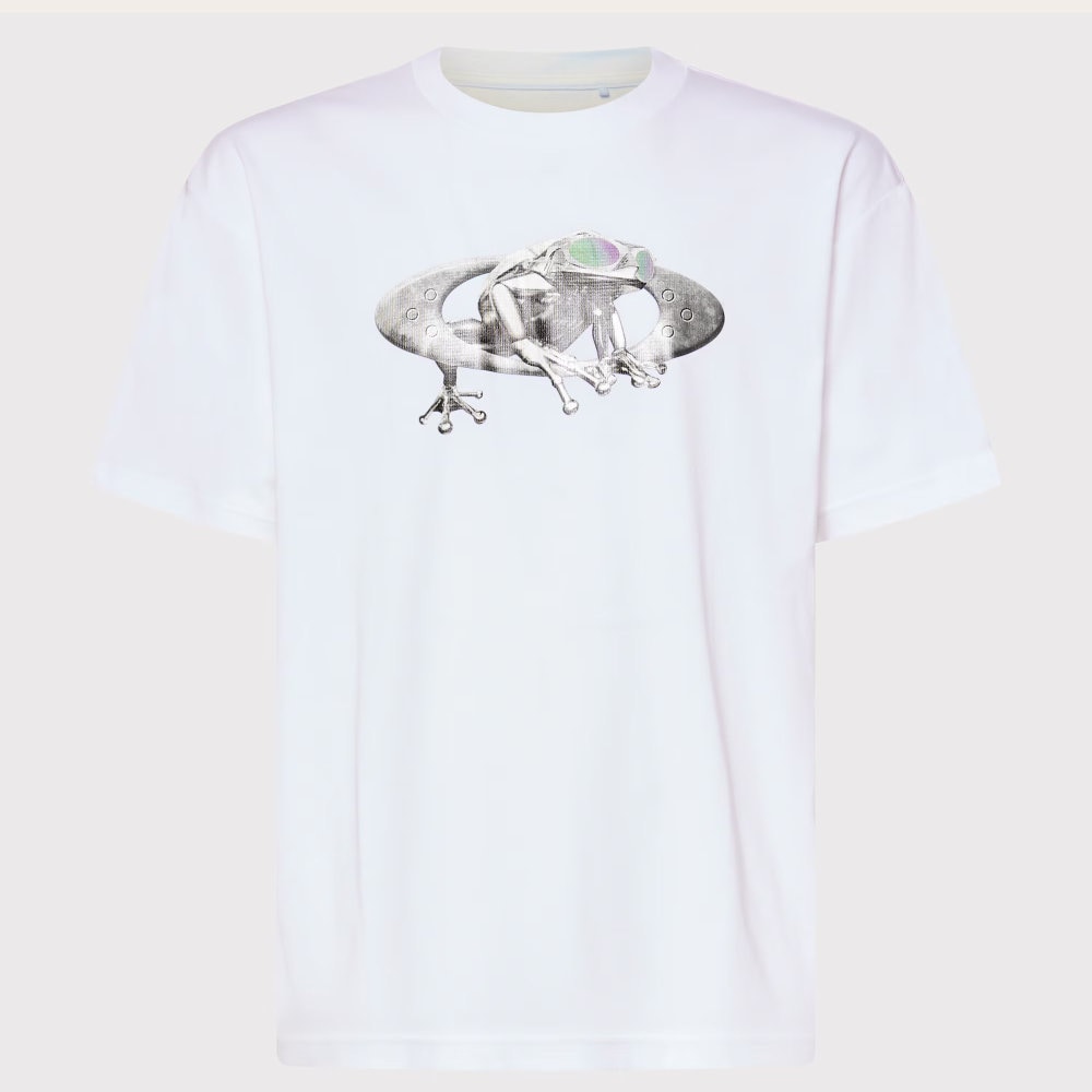OAKLEY オークリー Tシャツ 半袖 メンズ 吸汗速乾 Enhance Qdc SS Tee Frog 5.0 FOA409028-100