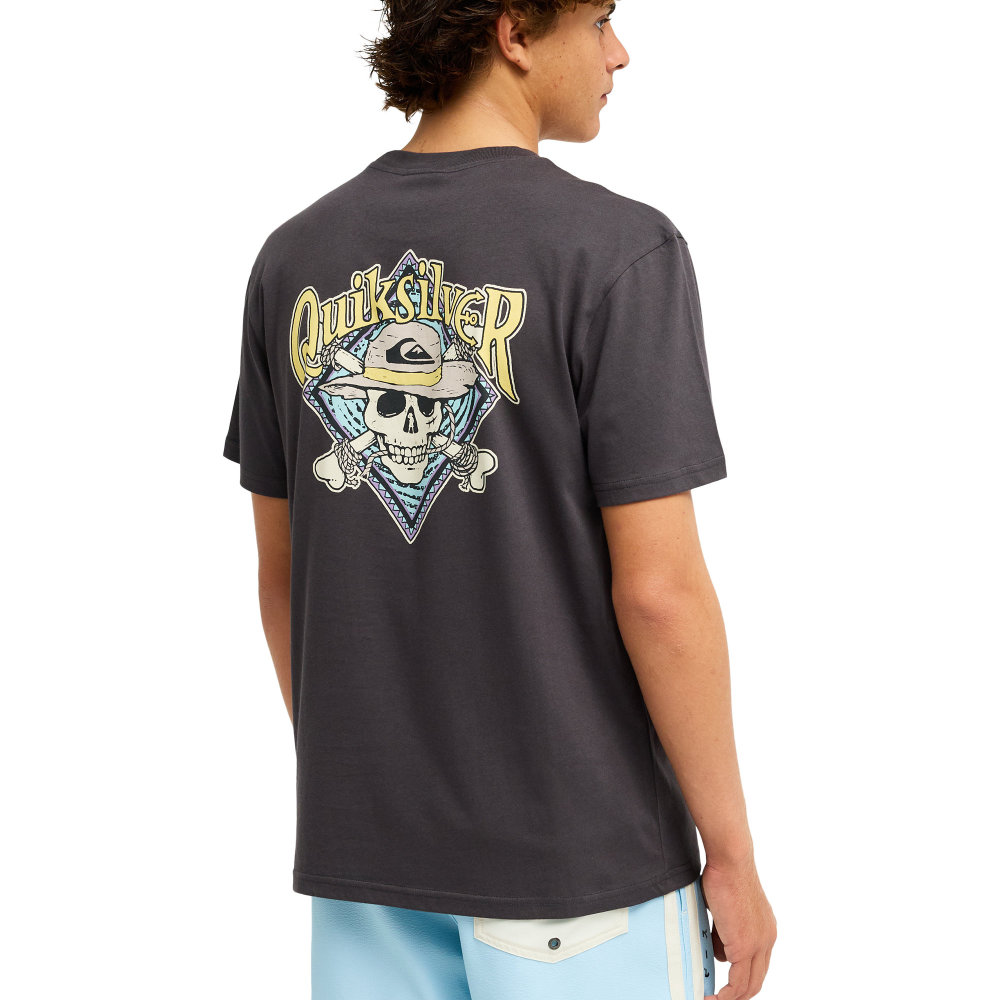 ワンピース×クイックシルバー コラボ Tシャツ メンズ 半袖 OPQS PIRATES ISLAND SS EQYZT08508-PHM