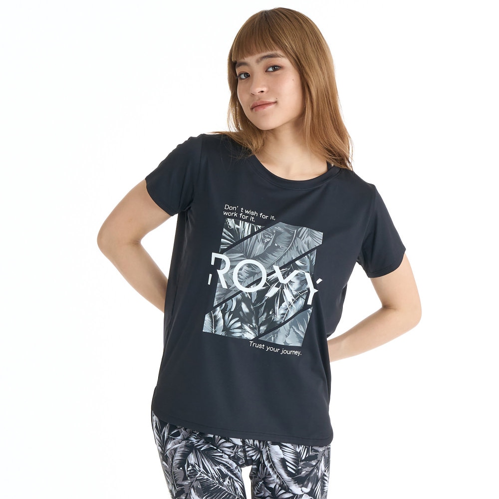 �������� T����� Ⱦµ ��ǥ����� ��Φξ�� ®�� UV���å� GLOW YOUR WAY S/S RST261520-BLK