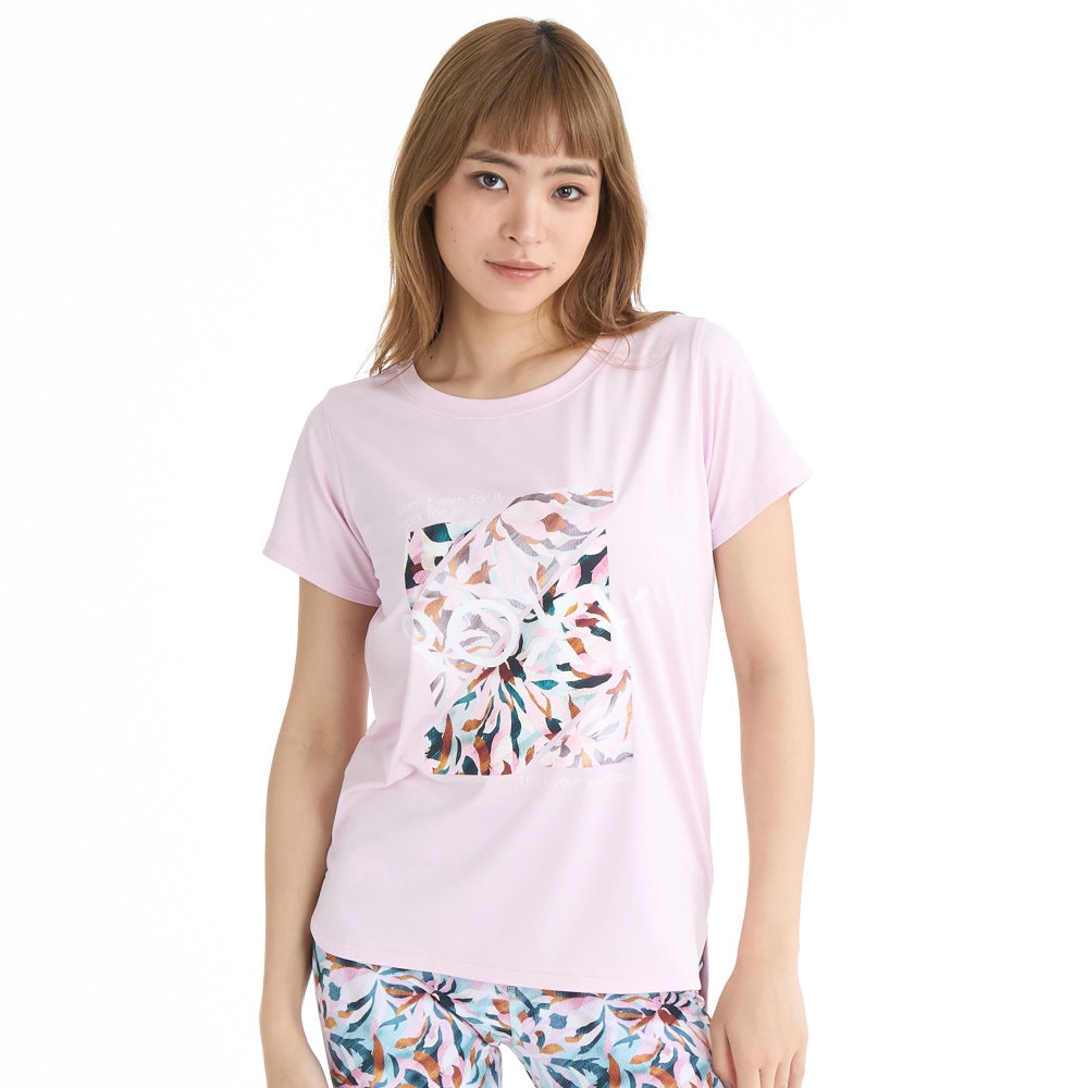 �������� T����� Ⱦµ ��ǥ����� ��Φξ�� ®�� UV���å� GLOW YOUR WAY S/S RST261520-PNK