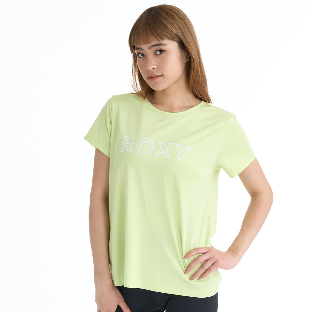 �������� T����� Ⱦµ ��ǥ����� ��Φξ�� ®�� UV���å� MY 1ST ROXY TEE RST261531-LIM