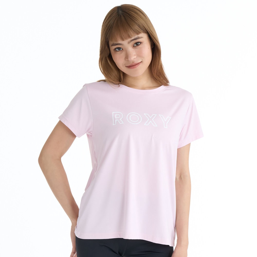 �������� T����� Ⱦµ ��ǥ����� ��Φξ�� ®�� UV���å� MY 1ST ROXY TEE RST261531-PNK