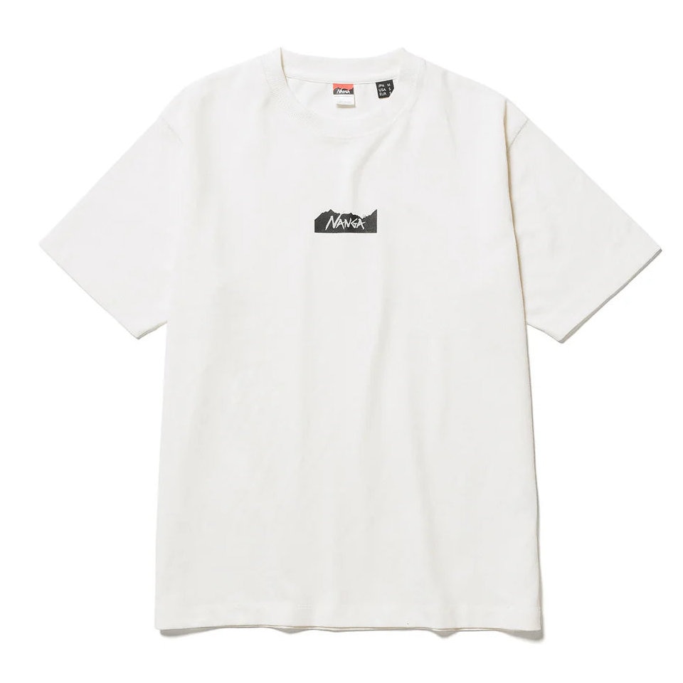 ナンガ Tシャツ メンズ 半袖 エコハイブリッド MTロゴ Tシャツ NW2211-1G208-WHT