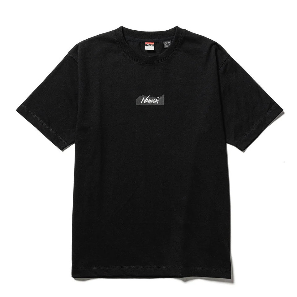 ナンガ Tシャツ メンズ 半袖 エコハイブリッド MTロゴ Tシャツ NW2211-1G208-BLK