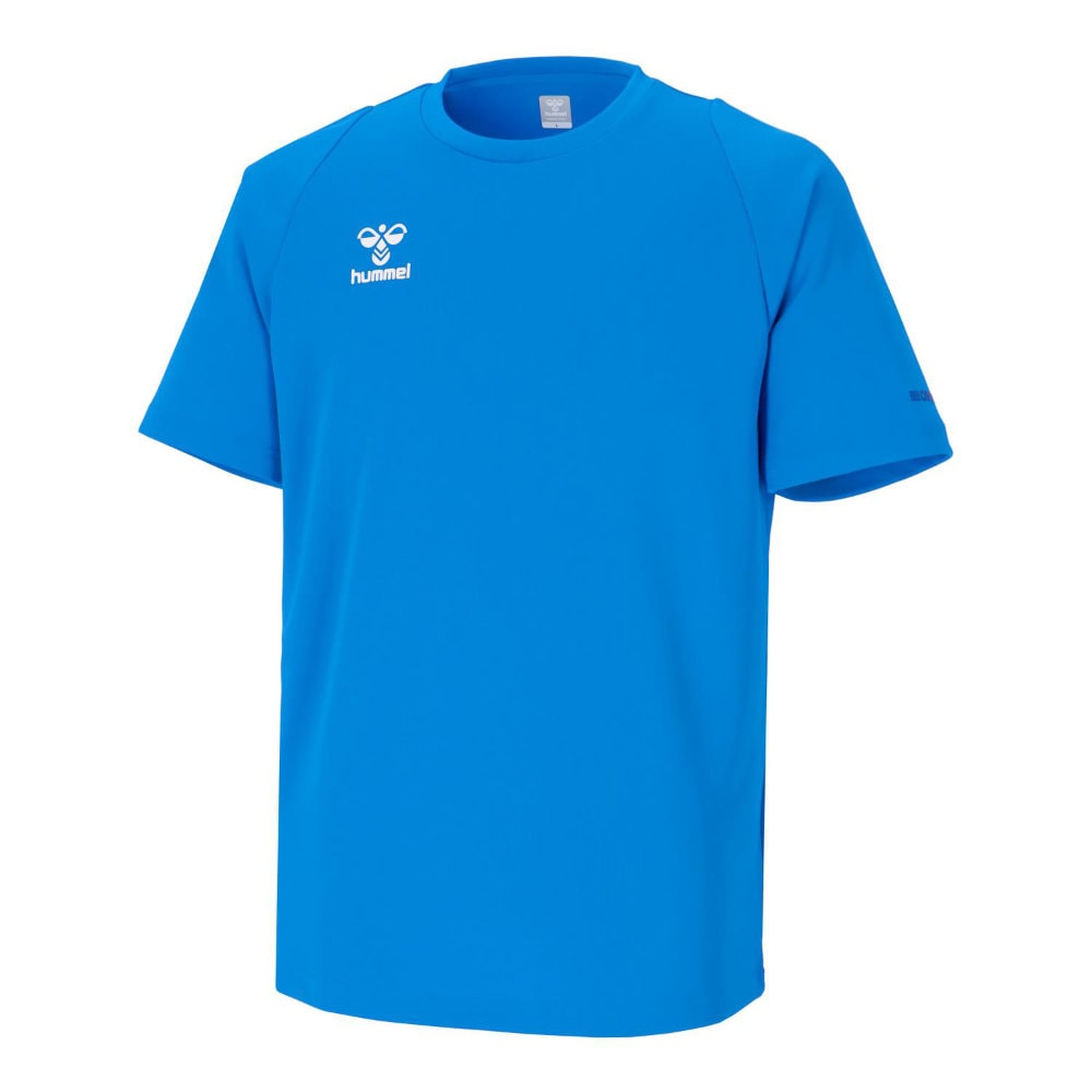 ヒュンメル 遮熱Tシャツ メンズ 半袖 吸汗速乾 UVカット ブリリアントブルー HAP1244-676