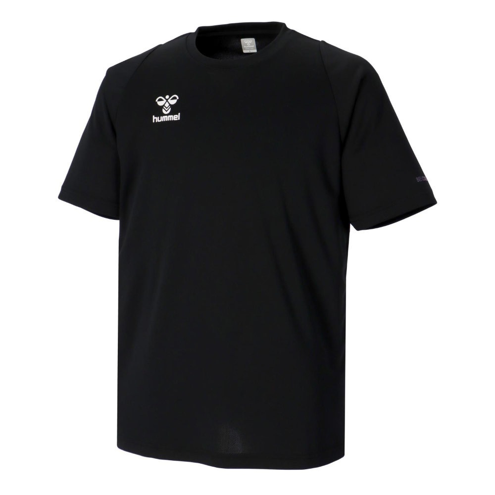 ヒュンメル 遮熱Tシャツ メンズ 半袖 吸汗速乾 UVカット ブラック HAP1244-90