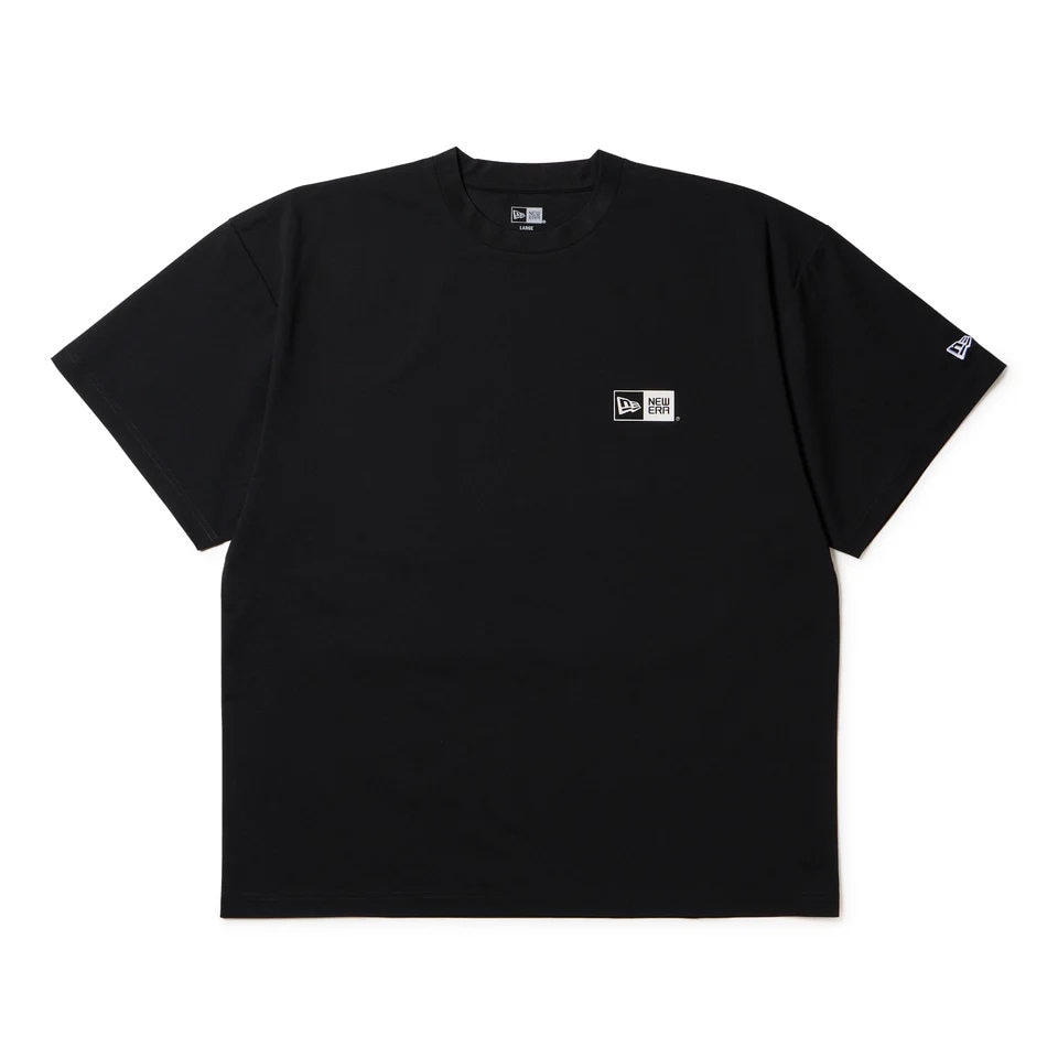 ニューエラ Tシャツ 半袖 メンズ ユーティリティー オーバーサイズド Tシャツ ボックスロゴ ブラック 14774260