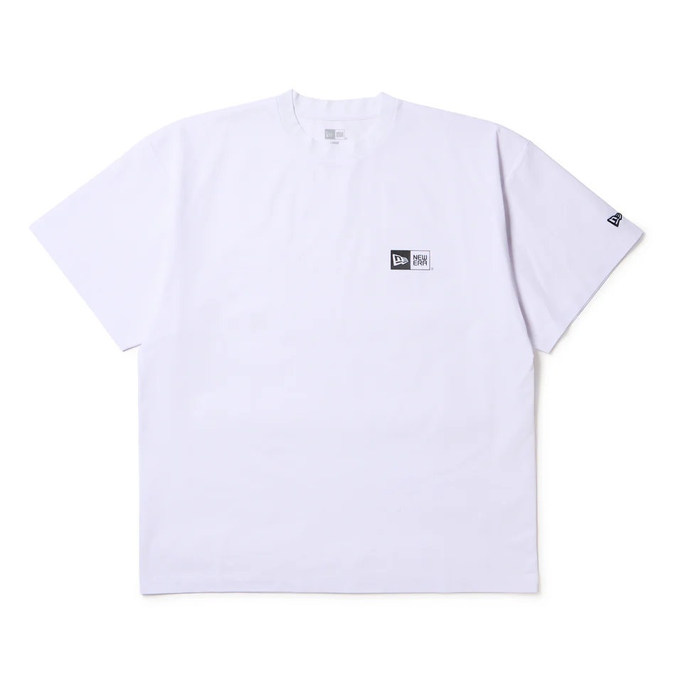 ニューエラ Tシャツ 半袖 メンズ ユーティリティー オーバーサイズド Tシャツ ボックスロゴ ホワイト 14774259