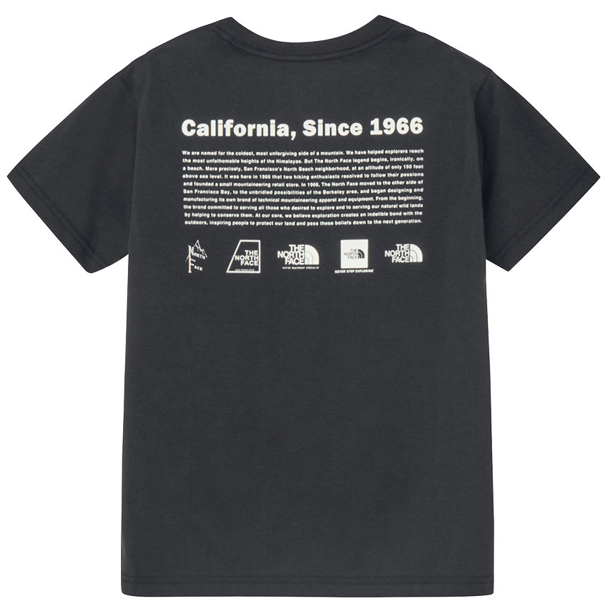ザ・ノース・フェイス キッズ Tシャツ 半袖 ショートスリーブヒストリカルロゴティー NTJ32648-K