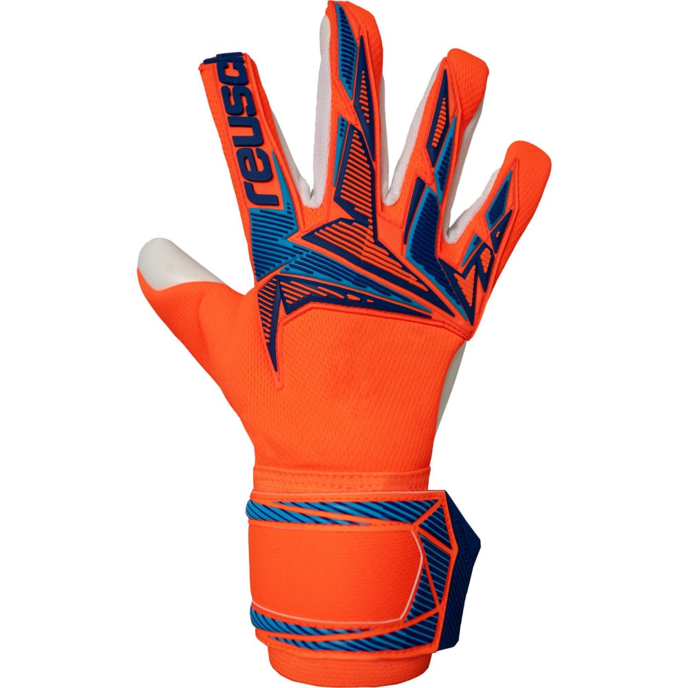 REUSCH ロイシュ キーパーグローブ アトラクト フリーゲル アドバンス サッカー キーパー手袋 ショッキングオレンジ/ブルー 5670035-2290