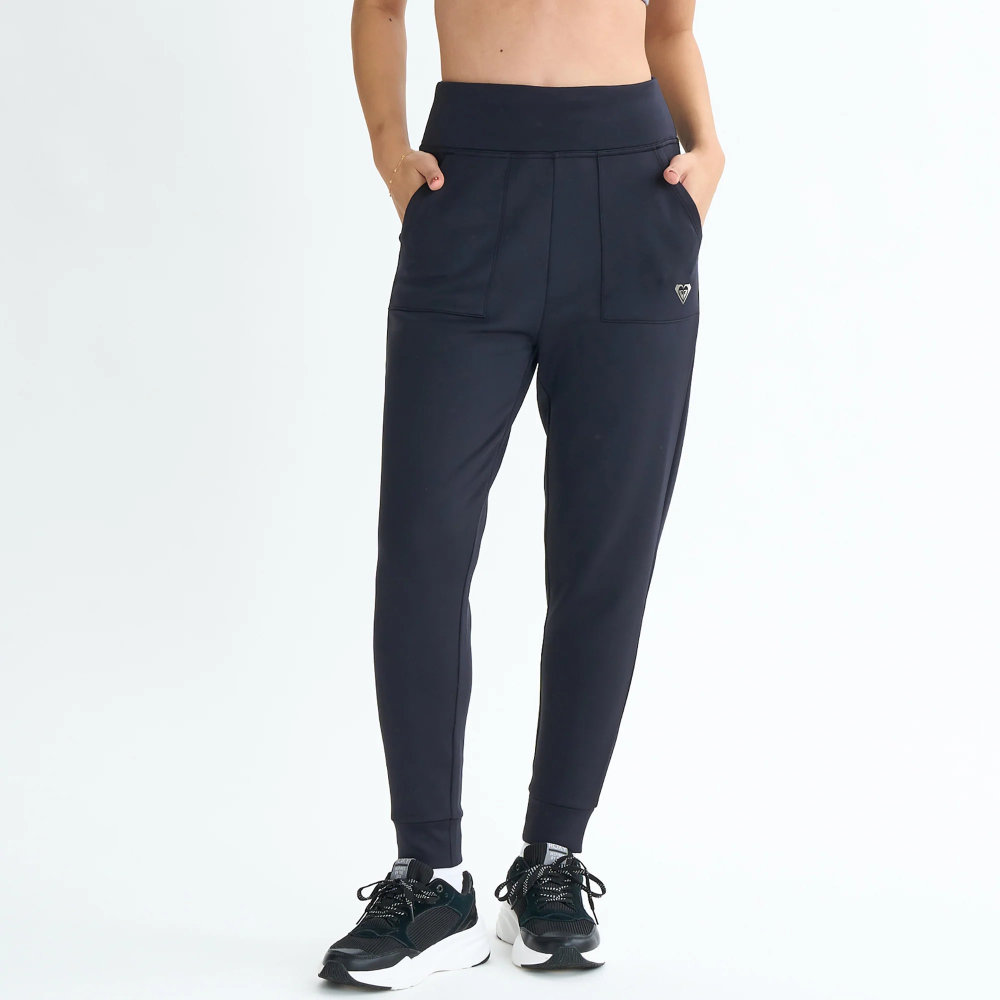 ロキシー フィットネス テーパードパンツ レディース 速乾 RPT254510-BLK