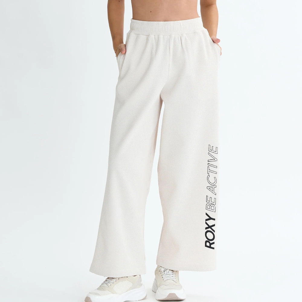 ロキシー フィットネス ストレートワイドパンツ レディース 速乾 UVカット RPT254515-OWT