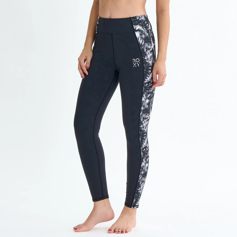 ロキシー レギンス レディース 裏起毛 HAVE A GREAT DAY LEGGINGS VER2 RPT254521-BLK