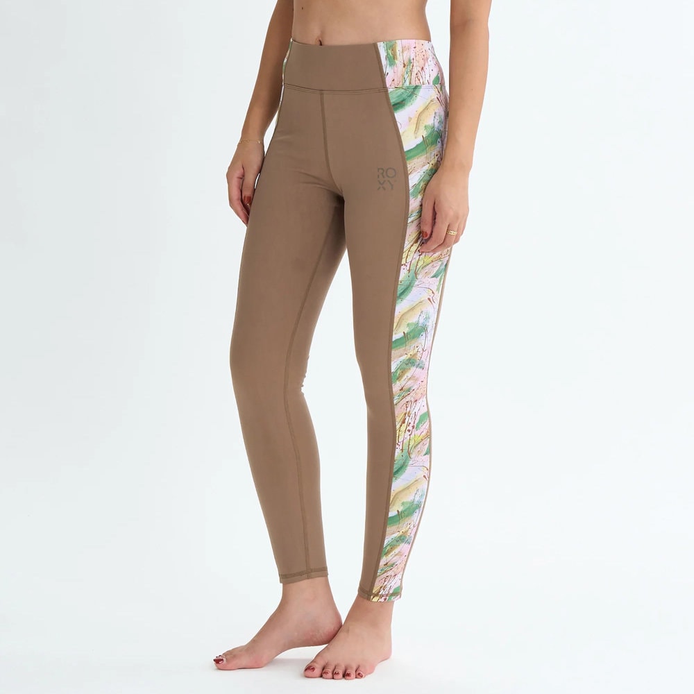 ロキシー レギンス レディース 裏起毛 HAVE A GREAT DAY LEGGINGS VER2 RPT254521-BRN