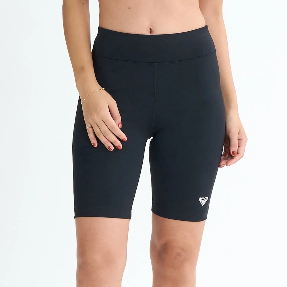 ロキシー フィットネス バイクショーツ レディース ショート丈 速乾 UVカット RPT254529-BLK