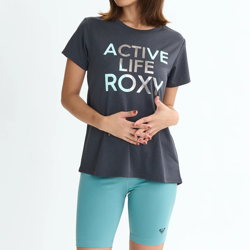 ロキシー 半袖Tシャツ レディース 水陸両用 速乾 UVカット ACTIVE LIFE