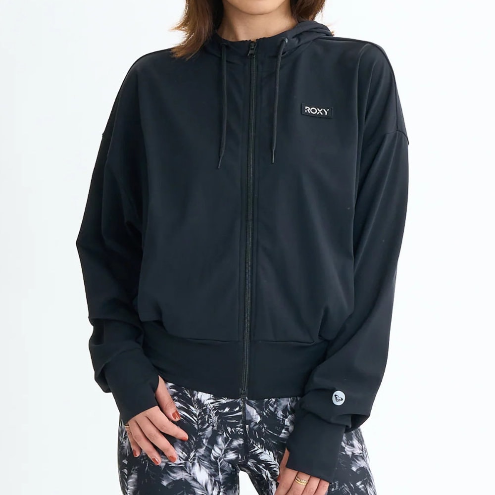 ロキシー パーカー レディース 速乾 UVカット YOUR ALLY HOODIE RZP254524-BLK