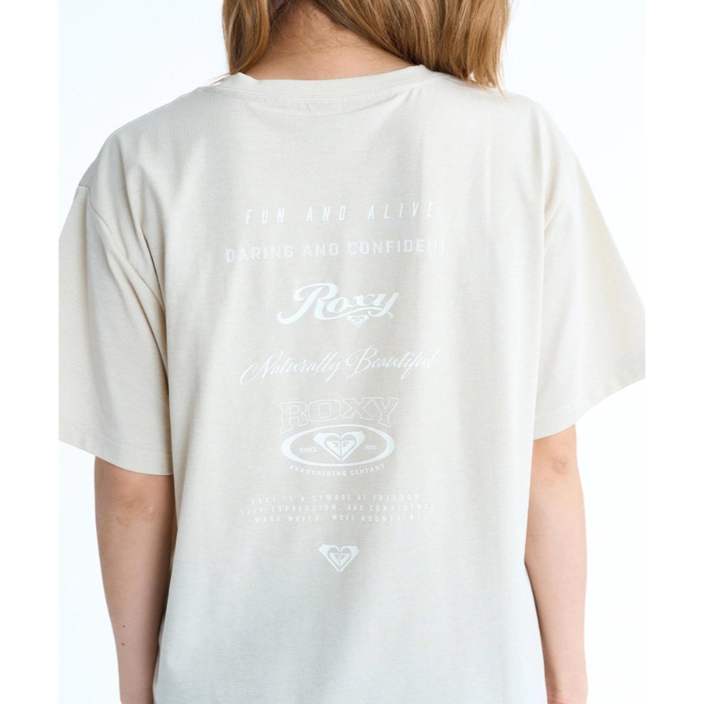 ロキシー ラッシュTシャツ 半袖 レディース バックプリント ROXY HISTORICAL LOGO RLY261037-SND