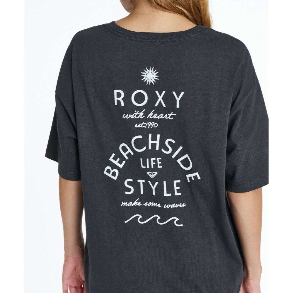 ロキシー Tシャツ 半袖 レディース 抗菌防臭 接触冷感 ROXY BEACH SIDE RST262038-BBK