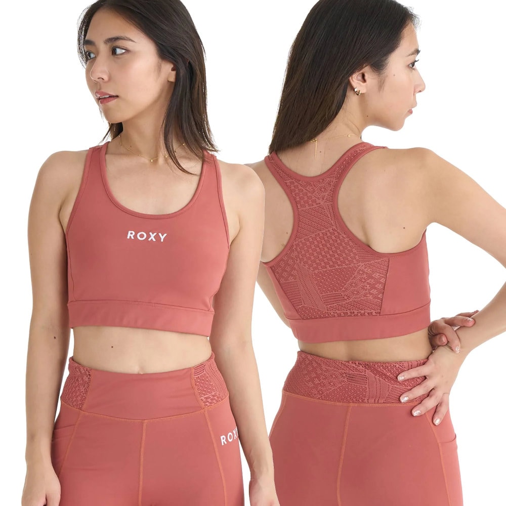 ロキシー ブラトップ レディース 水陸両用 速乾 ROXY FITNESS WIND SHIFT BRA RBR262556-BUR