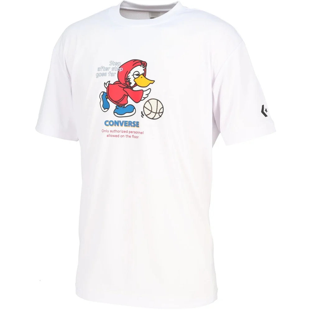 コンバース プリントTシャツ 半袖 メンズ バスケットボール CB262361-1100