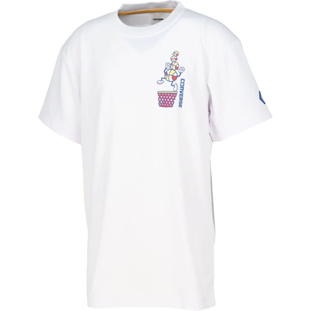 コンバース ジュニア プリントTシャツ 半袖 バスケットボール CB462353-1100