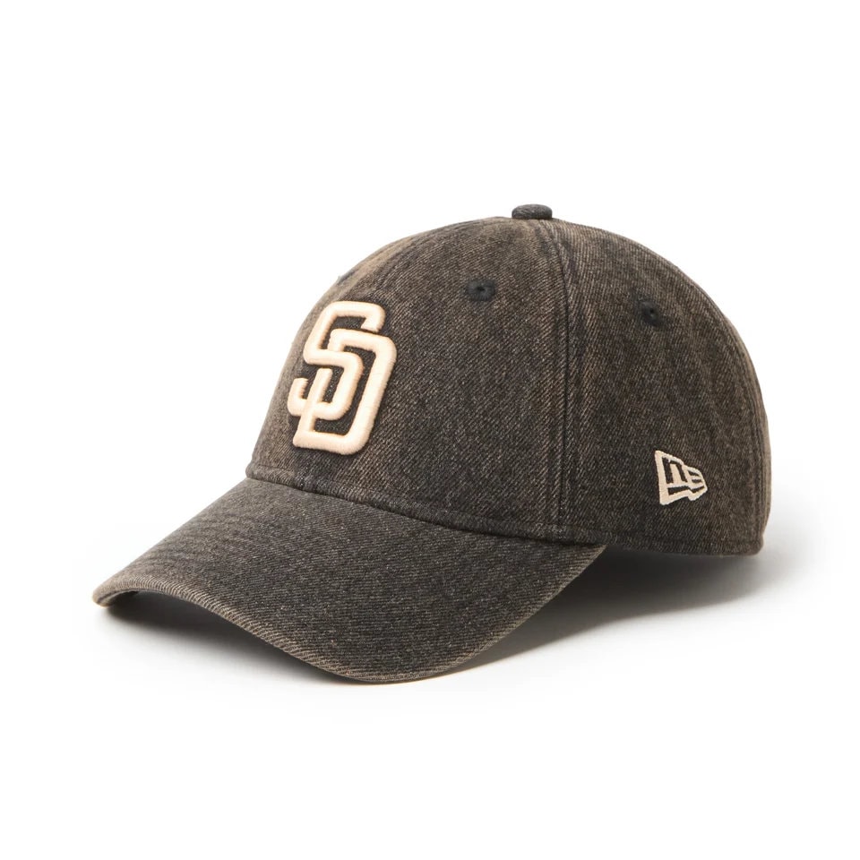 NEW ERA ニューエラ キャップ 9TWENTY Over Dye Denim サンディエゴ・パドレス ブラウン 15137220-ML
