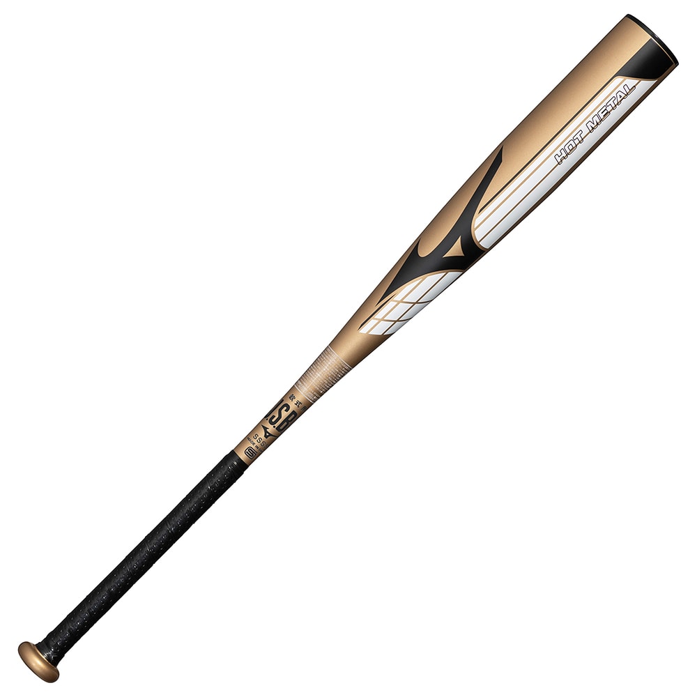ミズノ 一般軟式バット ホットメタル トップバランス 84cm 超々ジュラルミン 軟式野球 バット 1CJMRA0184-50