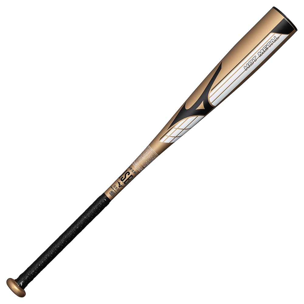 ミズノ 少年軟式バット トップバランス 78cm 超々ジュラルミン ホットメタル 少年野球 1CJMYA0778-50
