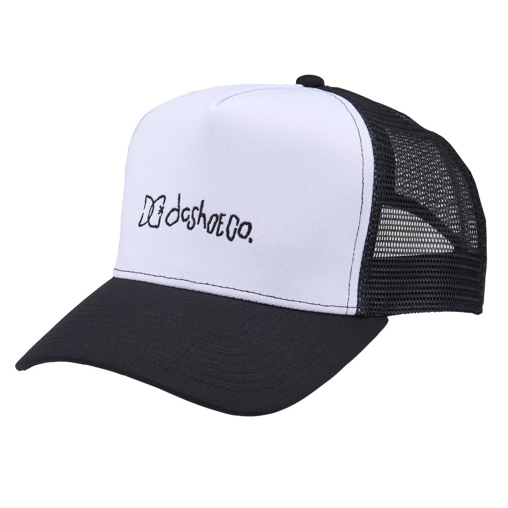 DCシューズ メッシュキャップ 5パネル スナップバック メンズ ディーシー 25 HW MESH SNAPBACK DCP252203-BKW