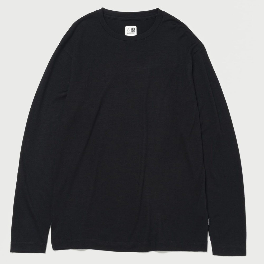 カリマー ビシュウ メリノ L/S T メンズ 長袖Tシャツ 101669-9000