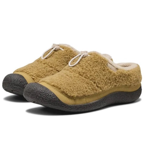 KEEN キーン ハウザー スリー スライド スニーカー レディース KHAKI SHERPA 1032609