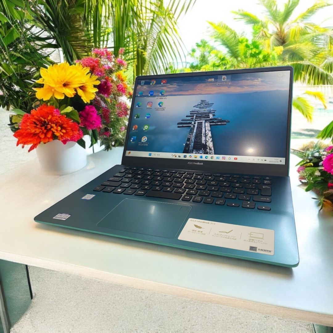 ASUS VivoBook S14 14.0ｲﾝﾁ(ﾌｧｰﾏﾒﾝﾄｸﾞﾘｰﾝ）