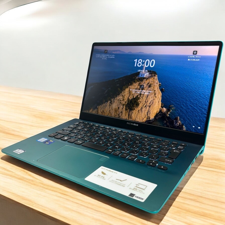 ASUS VivoBook S14 14.0ｲﾝﾁ(ﾌｧｰﾏﾒﾝﾄｸﾞﾘｰﾝ）