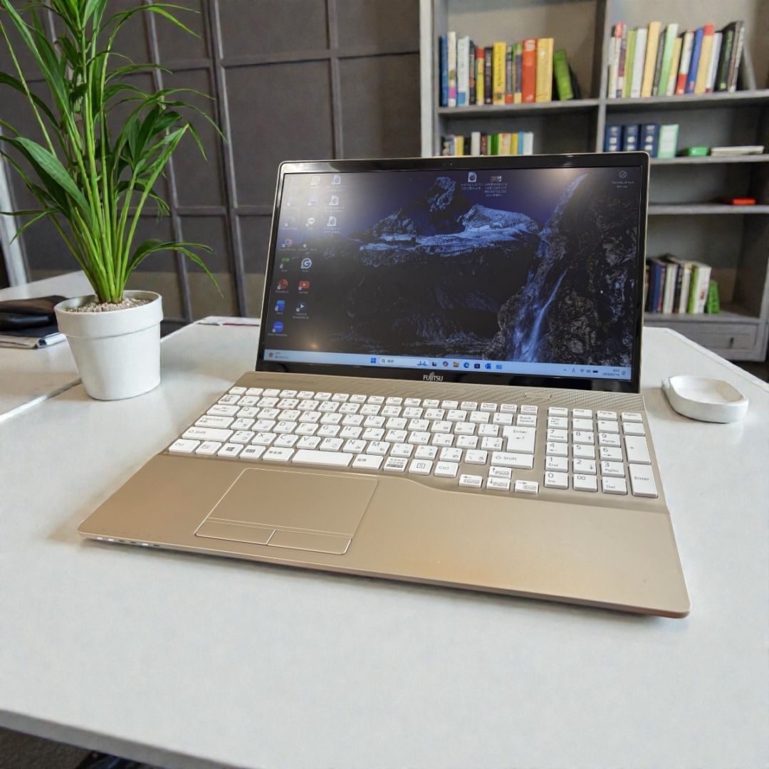 FUJITSU LIFEBOOK AH45/B3（ゴールド）15.6ｲﾝﾁ