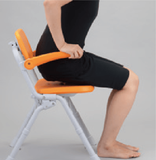 シャワーチェア ユクリアAIR ミドルSPワンタッチ｜ヤガミホームヘルス