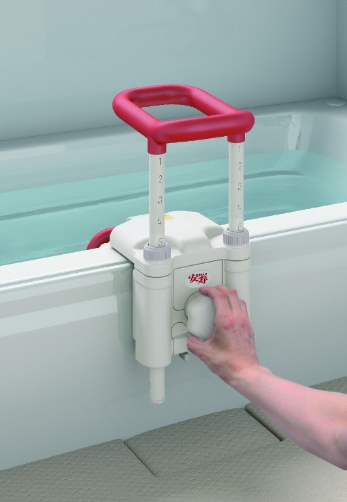 浴槽手すりUST-130N 安寿 高さ調節付浴槽手すり UST-130N | 福祉施設様向け販売