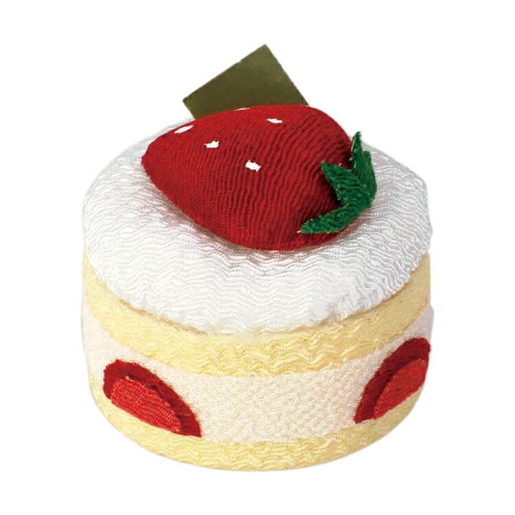 お供え 『ちりめん飾り　いちごショート　パティスリーメモリア』 商品画像