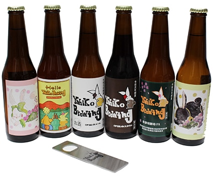 初めての方にオススメ 弥彦ブリューイング 7周年記念セット オリジナル栓抜き入り ※送料当店負担