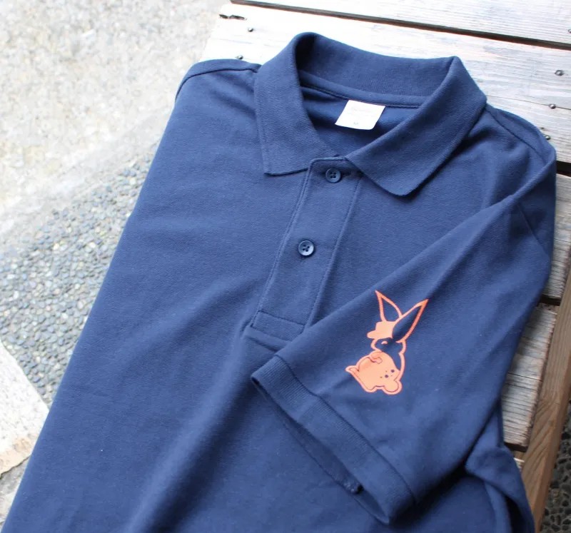 弥彦ブリューイング　公式ロゴ入り　ポロシャツ（ネイビー）